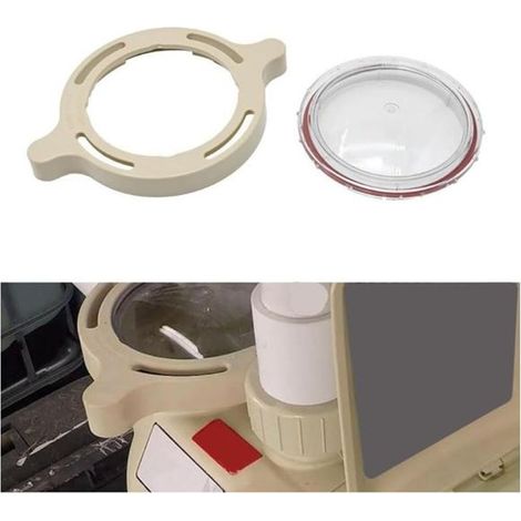 1 pièce Couvercle de pompe piscine + Anneau de verrouillage + Kit remplacement SuperFlo 350090 pour pompes Pentair (1/5)