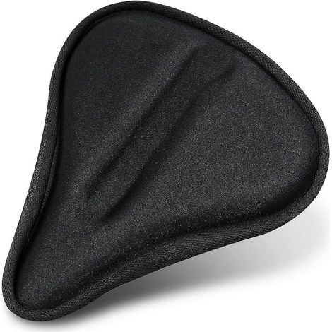 Housse de selle de vélo en gel - Coussin de selle de vélo d'exercice en gel doux et extra confortable (1/4)