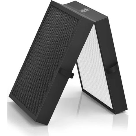 Filtre de rechange (Blueair7400) compatible avec le purificateur d'air Blueair7400 et les modèles 7400i, 7410i, 7440i et 7470i. Filtre combiné HEPA et charbon actif. (1/4)