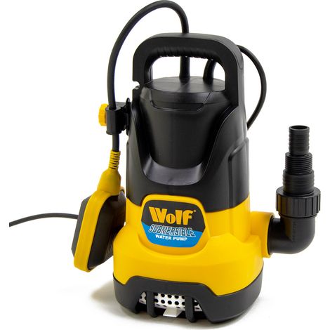 Submersible Water Pump Wolf 400w Dirty Clean Automatic 8m Depth