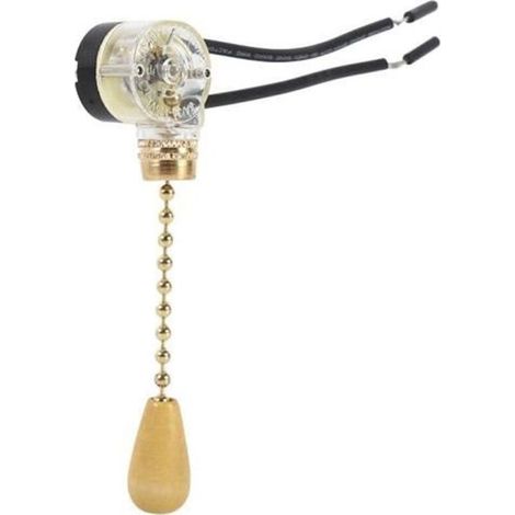 Interrupteur à tirette, interrupteur à tirette de lampe durable robuste, pour lampes de table appliques murales (1/4)