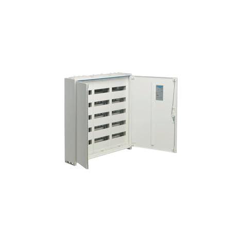 Hager Serie fwb - Caja distribución Superficie 3 Tramo 5 Filas 180m Equipada
