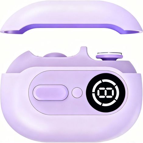 Cisaille et grignoteuse électroportativeS06 Coupe-ongles électrique violet pâle, machine à manucure et polissage, pour enfants et adultes, pince anti-pincement, coupe-ongles automatique multifonctionn (1/2)