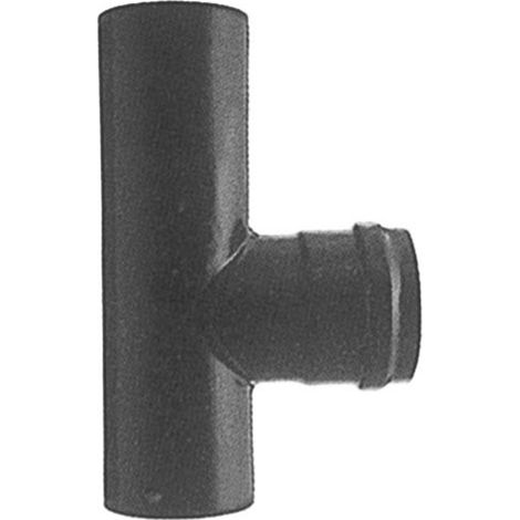 raccordo a T 8 cm 80 mm acciaio attacco MFM per stufe a pellet 1,2 mm porcellanato