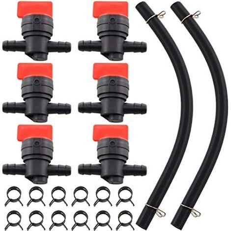 6 valvole per rubinetto carburante in plastica da 1/4" per 494768 493960 698183 698181 697947 5019H 5019K AM36141 AM107340 24507 3421270342121211212142142142703421427034 2 1-6. Tel. 325 54-3150 1-6037 (1/5)