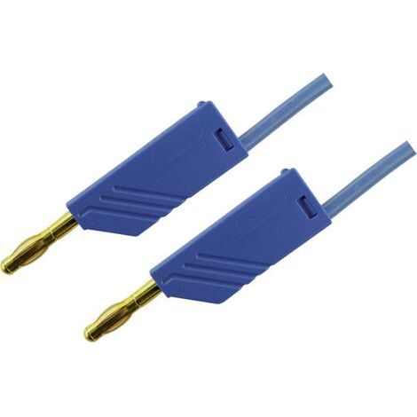 Hirschmann Test & Measurement MLN 25/2,5 BL Messleitung Lamellenstecker 4 mm Lamellenstecker 4 mm 25 (1/3)