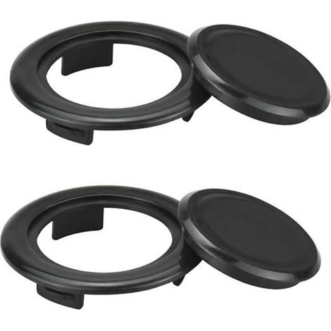 Lot de 2 anneaux de protection en plastique pour parasol de table, 42 mm, anti-casse, anti-usure, résistant au soleil, anneau de table pour parasol d'extérieur (1/5)