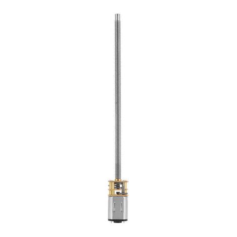 Motorino riduttore N2O da 6/12 V CC con albero di uscita lungo M4 x 100 mm (6 V 150 giri/min) (1/5)