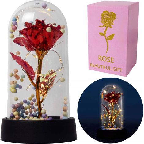 Rosa eterna en cristal LED (1/5)