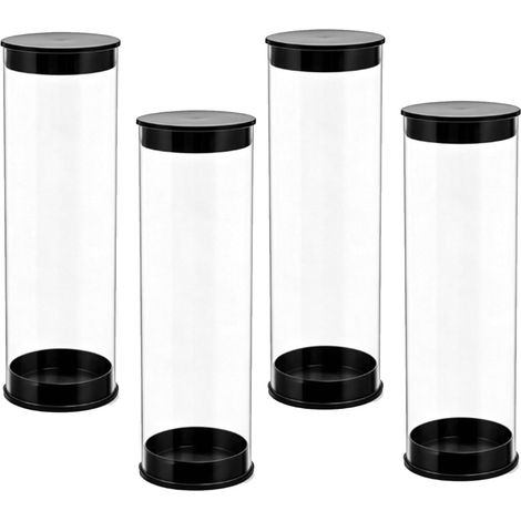 4-Pack Clear Ball Storage Tubes with Lids (1/5)