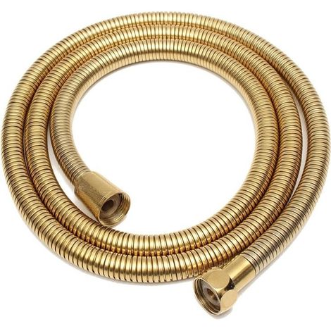 Flexible laiton double agrafage 150 cm Doré, or
