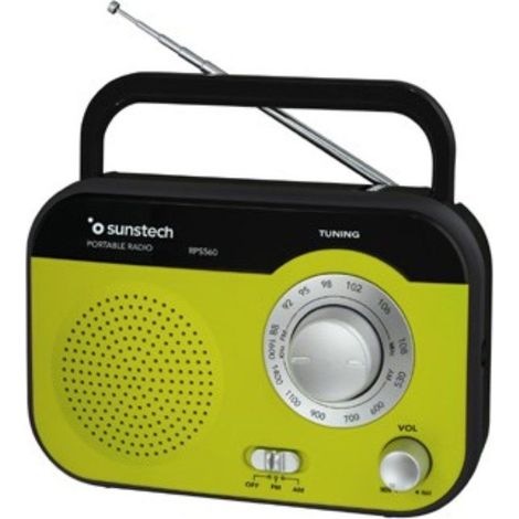 Tragbares Funkgerät sunstech rps560/ grün