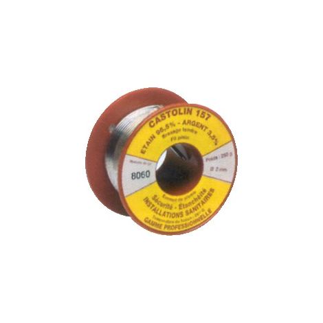 Spule BC5423 - bleifre Lötlegierung Zinn/Kupfer 3% Ø2 - 250g - 3,5%