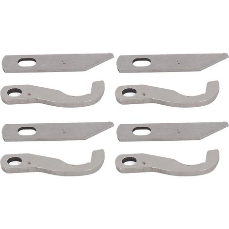 8 Lames de surjeteuse robustes en métal, angle précis, installation facile pour machines 925D, 929D, 935D, 1034D, PL1500 (1/5)