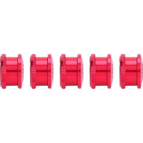 Vis de fixation pour plateau de vélo route, boulons et écrous pour plaque dentaire rouge simple (1/5)