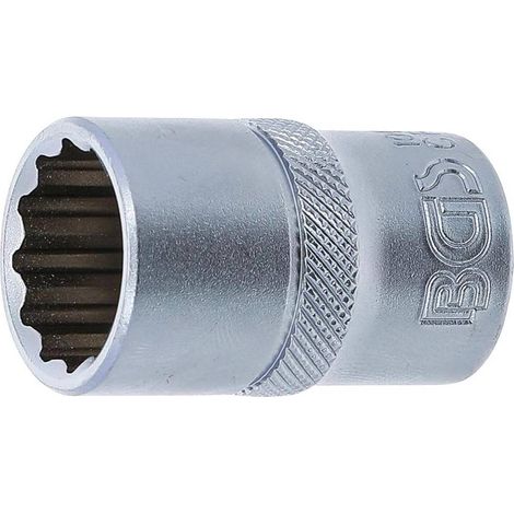 Douille pour Clé Douze Pans 12,5 mm (1/2) - 17 mm - Acier Résistant - Prise Fiable et Durable - D-Work