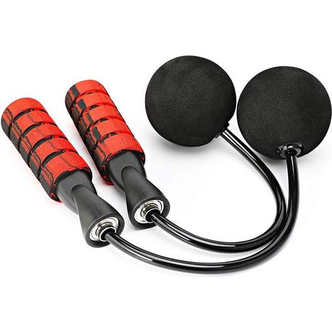 Corde à sauter sans fil lestée pour exercice, boxe et entraînement corporel, corde à sauter rapide sans corde pour hommes, femmes et enfants. (1/5)