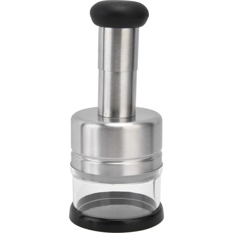 Hachoir à oignons en acier inoxydable, presse-ail, coupe-oignons manuel, outil de cuisine multifonctionnel