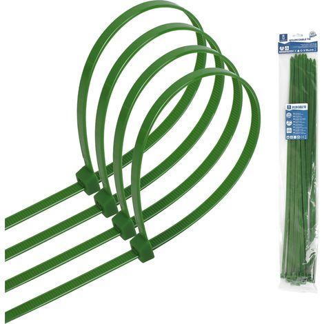 Fascette stringicavo 7,2x500mm verdi Confezione 20pz Aigostar (1/2)