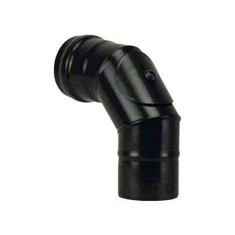 GOMITO A 90  ° CON ISPEZIONE PER STUFE A PELLET 'LIGHT'  EE  100 mm - SAVE