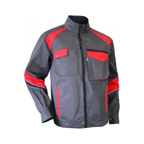Jacke LMA COLZA grau / rot T.S - 204721 T.2