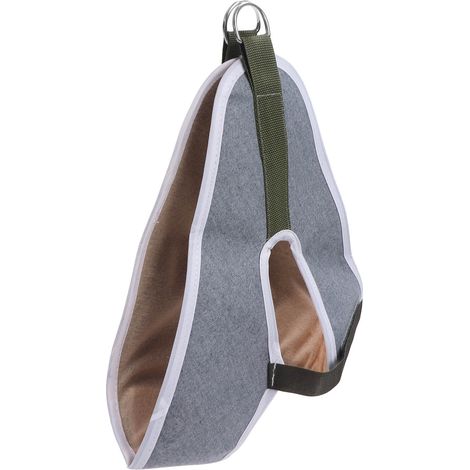 Ceinture de traction cervicale en toile souple, réglable et flexible, accessoires pour ceinture de traction du cou, grise (1/5)