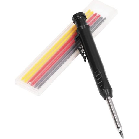 Stylos en plastique pour le travail du bois (recharge tricolore) (1/5)