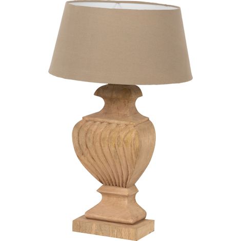 Lampe de table en bois Sikar 67x63x78 cm