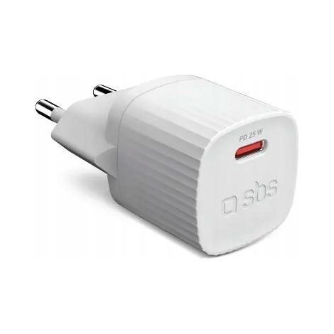 Universelles SBS USB-C Wandladegerät Eco GRS 25W Weiß 1 Stück. (1/3)