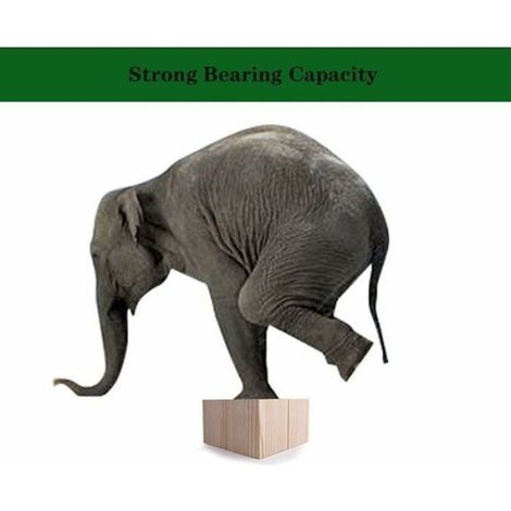 Elevateur De Meuble - Pied De Levage En Bois Pour Bureau - Compatible Avec Tables Et Lits - Lot De 4 Unites - 5 X 5 X 5 Cm (1/4)