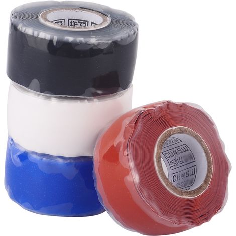 Ruban adhésif de réparation en caoutchouc silicone pour câbles et tuyaux de sauvetage (1/5)