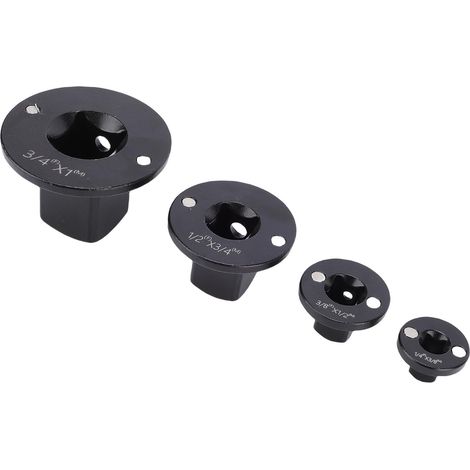 Ensemble 4 adaptateurs de douilles à chocs profil bas magnétiques cliquet 3/4" vers 1" 1/2" vers 3/4" 1/2" vers 3/8" 1/4" vers 3/8" compacts (1/5)