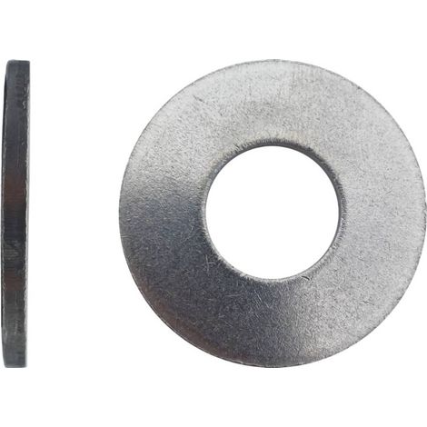 200 Rondelles Plates Larges M10 mm - NFE 25513 - Brut - D-Work