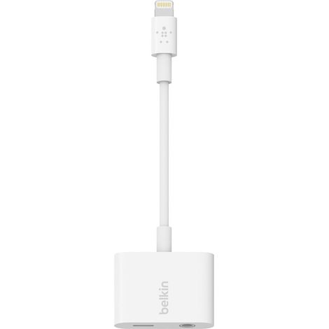 Belkin 3,5-mm-Audio- und Ladeanschluss, 4 Zoll, Weiß, F8J212BTWHT (1/5)