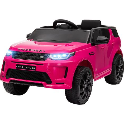 AIYAPLAY Auto Elettrica per Bambini Licenza Land Rover Discovery, Rosa (1/5)