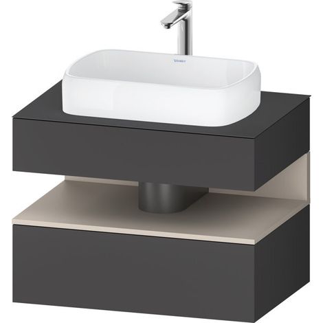 Duravit Collection One Konsolenwaschtischunterbau, 1 Auszug, 1 (1/2)