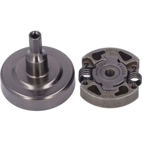Accessoire pour débroussailleuse Kit d'embrayage et cloche d'embrayage pour Stihl FS38 FS40 FS45 FS50 FS55 FS70 et séries, pignon accessoire de débroussailleuse avec pièces de rechange pour le (1/4)