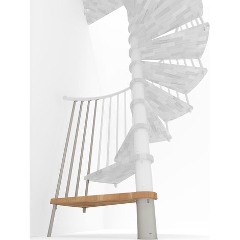 Minka Höhenerweiterung für Spiral Smart 140cm Durchmesser Buche Weiß