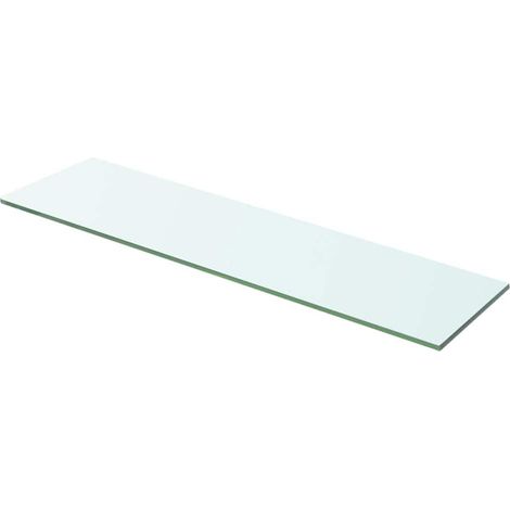 Panel de estante vidrio claro 60x12 cm vidaXL