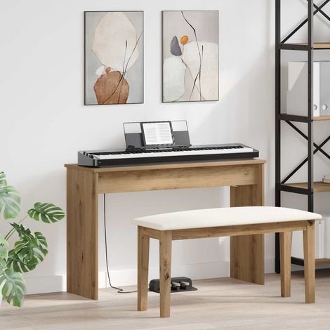 Stand de clavier Chêne artisanal 100 x 32 x 64 cm (1/5)