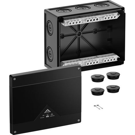 Spelsberg Cassetta di derivazione, grado di protezione IP66/IP67/IP69, max. 25², resistenza agli urti IK09, classe di protezione II, Ui 690V AC, Ui 690V DC, DLG, DNV, VDE, senza alogeni, 42502001