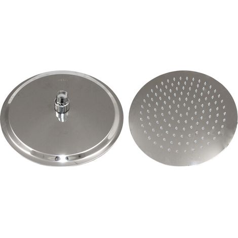 SOFFIONE DOCCIA INOX TONDO D 250 MM