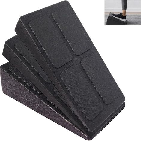Lot de 3 Planches Inclinée Étirement Réglable Jambes Mollet, Slant Board d'étirement Inclinée Fitness Rampe pour Talons jambiers Achille Jambe pour la mobilité et l'entraînement au Squat (1/5)
