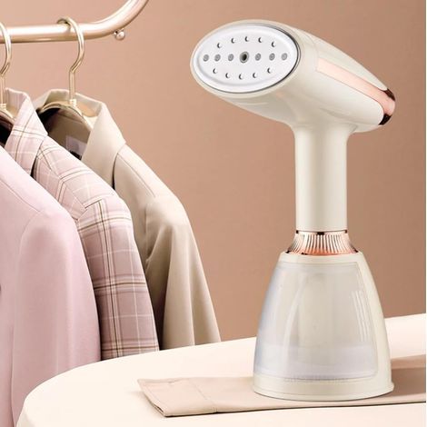 Fer à vapeur, défroisseur de voyage, fer portable, chauffe en 15 secondes, réservoir d'eau amovible de 280 ml, convient à tous les tissus (1/5)