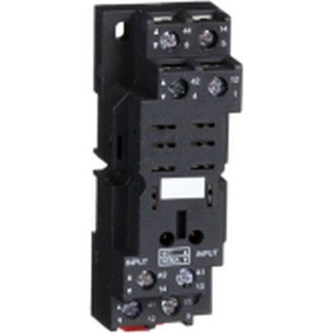 Schneider RPZF2 Harmony Relay RP - base mixta - para relés 2OF - conexión brida-tornillo