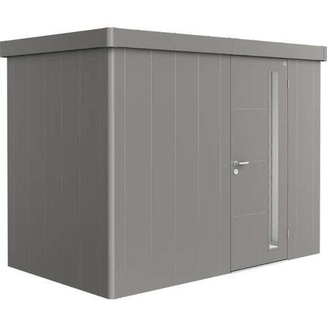 Casetta da giardino Neo 1C porta standard, grigio quarzo metallico