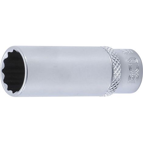 DOUILLE POUR CLÉ, DOUZE PANS, PROFONDE 6,3 MM (1/4'') 13 MM BGS 10713 (1/4)