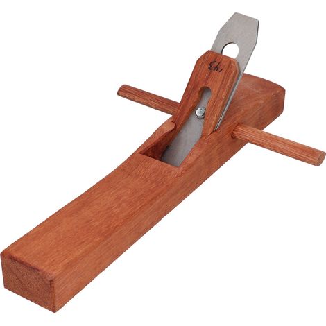Rabot à Bois Manuel, Raboteuse en Bois pour Menuisier, Outil de Menuiserie pour Rabotage et Ajustage, 400mm (1/5)
