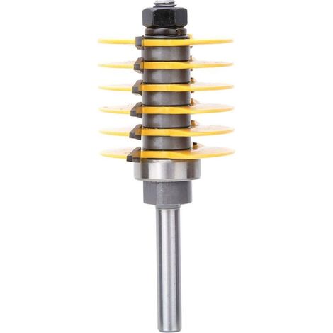 Mèche de Routeur Bit 8 mm Tige Fraises à Rainurer Travail du Bois Fraisage Joint Coupe Bois Fraisage Coupe pour Bricolage Bois (1/5)