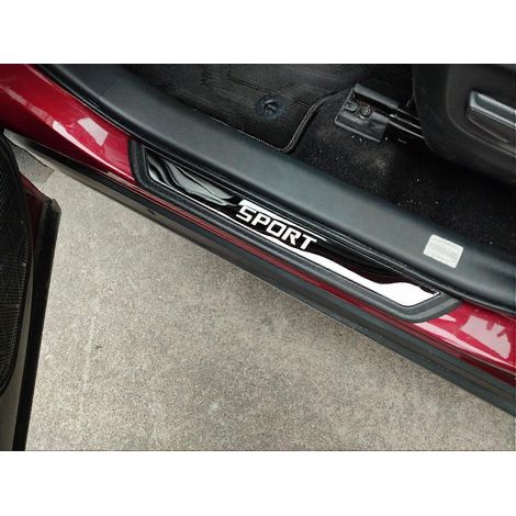 Accessoires automobiles : Plaque de seuil de porte pour Toyota CHR 2016-2024, protection de seuil de porte ( ) (1/5)
